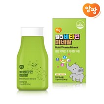 [추석선물/앙팡] 어린이 멀티비타민 미네랄 [하루2정/비타민13종/미네랄5종/오렌지맛]