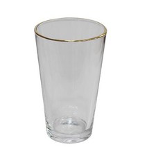 PGM1*^몰금테 믹싱컵 430ml 음료수 물컵 우유 유리잔 투명 원형 유리 쥬스^*1췤pgm, a^^*옵션없슴