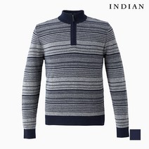 인디안 INDIAN 잔스트라이프 하프집업_MITBHVF9211