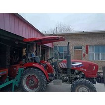 중장비 지붕 캐노피 트랙터 그늘막 천막 경운기 캡, 레드 (합판 나사 세트)