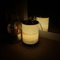 강릉 핸드메이드 이담 종이조명 / 한지조명 / 벚꽃 / 안목 / 초충도 감성선물 무드등, 안목-USB 변경