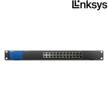 링크시스 LINKSYS LGS124 24포트 스위치허브 1000Mbps 랙타입