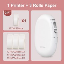 라벨기 라벨프린터 송장프린터 supvan 무선 mini 스티커 with label 열, e10white4, 협력사