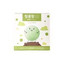 버블데이 핑퐁팡 루루 캐릭터 장난감 바스볼, 1개, 120g