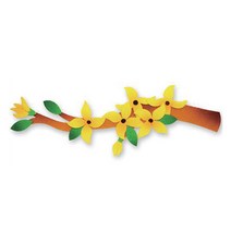 위dlnmee_펠트 개나리가지 (40X13cm) 환경꾸미기재료 꽃펠트 교실꾸미기 꾸미기 판꾸미기 꾸미기놀이 장식 만들기 플라워 게시꾸미기 어린이집꾸미♥michel, ♥gros, ♥gros