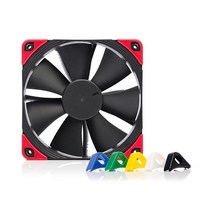 NOCTUA Noctua NF-F12 PWM chromAX.Black.swap 프리미엄 저소음 팬 4핀 120mm 블랙