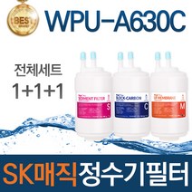 SK매직 WPU-A630C 고품질 정수기 필터 호환 전체세트, 선택01_전체세트(1+1+1=3개)
