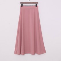 빅걸스토리 여성 빅사이즈 뮤즈 밴딩 플레어 캐주얼 롱스커트