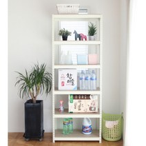 피피랙 국산 6단 무볼트 앵글 선반 400 x 300 x 900mm, 화이트9mm합판세트, 가로400 x 깊이300, 높이900