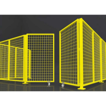 메쉬 휀스 펜스 철조망 주차장 작업장 양문형 출입문, 높이 1.8m x 폭 3m