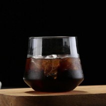 투명 홈카페 아이스커피 양주 유리잔 400ml 심플 고급 여름 손님 에이드잔