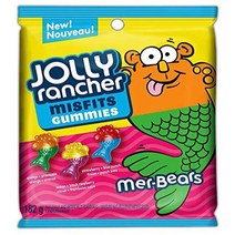 Jolly Rancher Misfits Mer-Bears Gummies Candy 182g/6.4 oz Imported from Canada}, 1