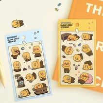 밑밑한 휴대폰 케이스 꾸미기 춘식이 스티커 중학생, 블루