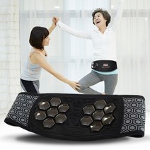 웰스파 사계절 원적외선 허리 복부 무선 찜질기 / 전용 대용량배터리1+1 전자파없는 온열복대, 대용량 배터리 1+1