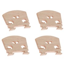 Violin-Bridge-5pc-4 4/4 바이올린 부품 메이플 브리지, 한개옵션0