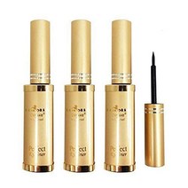 Italia Deluxe Perfect Liquid 아이라이너 방수 3피스 세트 801551, 2 set-3 Count