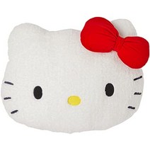 산리오 (sanrio) 계피 롤 페이스 모양 쿠션 s 411205, 중간, 헬로 키티