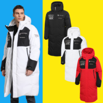 데상트 롱 패딩 다운 자켓 덕다운 스위스 스키팀 남성 여성