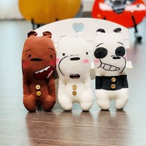 베어삼총사 인형 DIY 양말인형 바느질 수업교구, 팬더곰