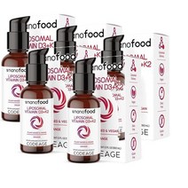 코드에이지 식물성 리포좀 비타민 D3 K2 액상 드롭 MK-7 오렌지 59ml Codeage Vitamin D3 + K2 Liquid, 5개