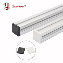 판넬 후레싱 샌드위치 부자재 샌드위치패널 유바 인테리어마감재 단열 지붕자재 EU 알루미늄 프로파일 엔드 캡용 10pcs 플라스틱 캡 커버 플레이트 블랙 또는 화이트, [02] Black