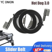 카메라 슬라이더 yc onion 2 packs generation 3.0 핫도그 교체, 60cm 슬라이더용