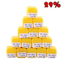 공구 스프링 콜렛 세트 ER11 척 7 피스/8 피스/13 피스/15 피스 CNC 머시닝 센터 조각 기계 선반 밀 도구, ER11-13PCS