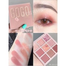 gogotales 고고 댄스 아이섀도우 팔레트 고광택 9색 진주빛 무광택 흙빛 방수 및 얼룩 없는 여성용 패리티, 601  겐키 소녀