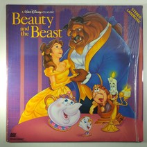 (중고 레이저 디스크)(미사용 상태최상) 미녀와 야수 애니메이션. BEAUTY AND THE BEAST, 1