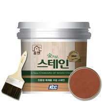 KCC 홈앤스테인 수성스테인 0.9L 오일스테인 친환경, 다크오크2