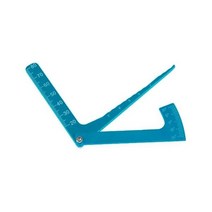 Generic Rc 자동차 휠 림 캠버 | 앵글 밸런스 자 높이 타이어 부품 액스 1pc 색상 파란색, Blue