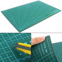 책상고무매트 칼받침대 양면커팅매트 커팅매트 데스크매트 커팅매트a4 양면 책상 매트, 1개