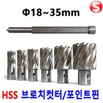 넥스트그린컴퍼니 마그드릴 브로치커터 18mm 마그드릴날 H빔홀쏘 빔천공 (3532991)