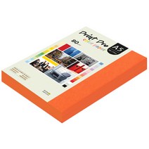 종이문화 프린트프로 칼라복사지 A5 80g No.28 로얄오렌지 250매