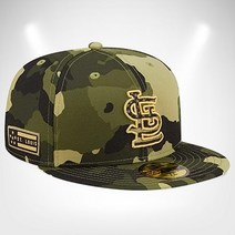 New Era St. Louis Cardinals 59FIFTY 2022 Armed Forces Day On-Field Fitted Cap Camo Hat
