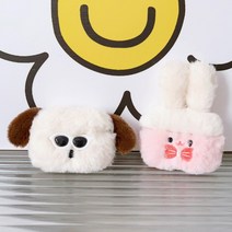 사은품/에어팟 프로 3세대 2세대 1세대 귀여운 강아지 토끼 캐릭터 모양 보들 털 퍼 겨울 전용 디자인 실리콘 케이스, SY_A317 에어팟2세대