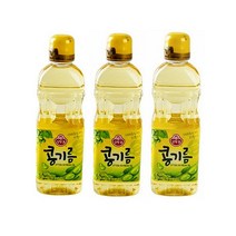 오뚜기 콩기름 식용유 0.5L x 3개, 500ml