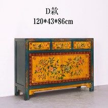 10자장롱 6자 복고풍 붙박이 자개 장농 관물대 낮은이불장 원목, D형
