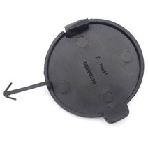 견인고리 자동차스트랩 Mitsubishi Lancer 2008-2015 Unprimed Car Tow 후크 커버 아이 견인 캡 리어 프론, 01 Rear