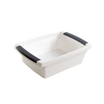 PLY347141 네트망 라탄심플바스켓 화이트 (소) 볼가 계육 감자, 1