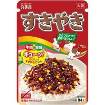 일본 후리가케 마루미야 후리카케 스키야키 큰 봉지 대용량 84g x 10, 10개
