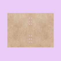 와우샵 DIY 캣츠 다이어리 커버 만년다이어리, 크래프트지[45장]