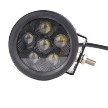 지게차 라이트 18W 3.5 인치 라운드형 Led 작업등 지프 SUV ATV 보트 자동차 트럭 지게차 기차용 포드 스, 한개옵션0