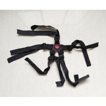 baby universal 5 point harness high chair safe belt 안전 벨트 유모차 유모차 버기 어린이 아이 유모차, 검은색
