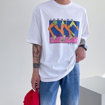 와이샵 / 조깅 프린팅 디지털나염 반팔티셔츠