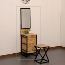 왈라비 참죽나무 미니화장대 300, 블랙