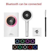 재롱잔치피켓 응원봉 콘서트야광봉 App 블루투스 연결 롤리팝 모양 콘서트 앨범 팬 컬렉션을위한 두 번 라, 01 as shown