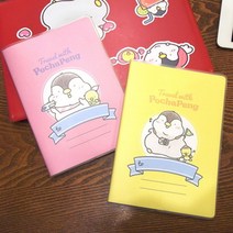 하bire_캐릭터여행노트 준비 트래블 기록 계획 반양장제본 미니♥rel, ♥rel핑크(Pink)