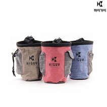 하이가이 강아지 산책 가방 간식 주머니 트릿 백, 블루