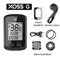 자전거 사이클 속도계XOSS-G 플러스 G 자전거 GPS 컴퓨터 무선 속도계 방수 도로 산악 블루투스 ANT   사, 04 G n case mount